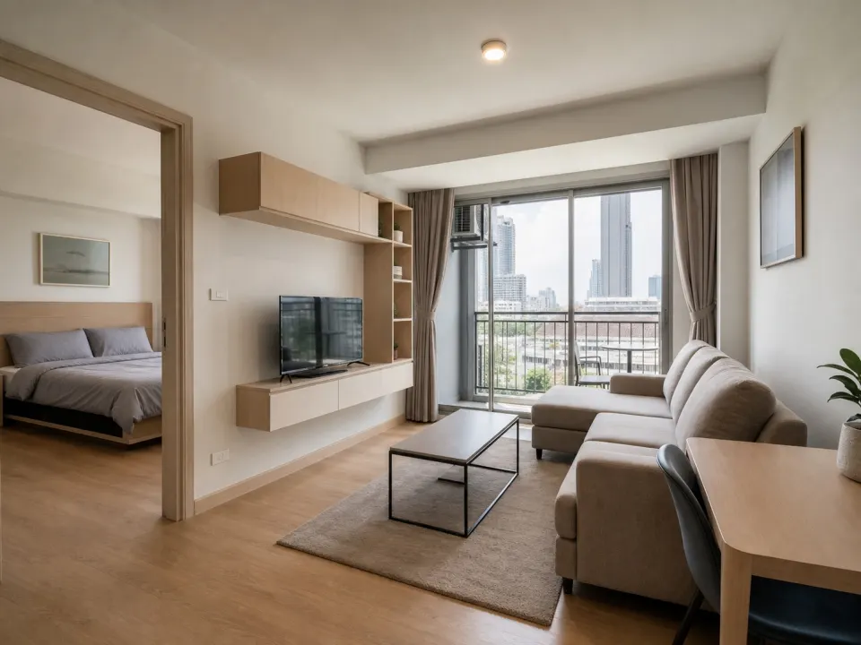 2-Bedroom Condo for Rent — Ratchada